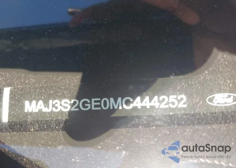 2021 Ford Ecosport Se z USA, uszkodzony, nr VIN MAJ3S2GE0MC444252